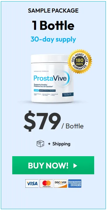 prostavive – 1 bottle offer $59 per bottle prostate health supplement
